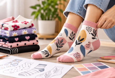 Women's Socks Manufacturer in Delhi Custom & Designer Socks