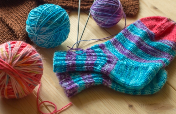 Knitting the Socks